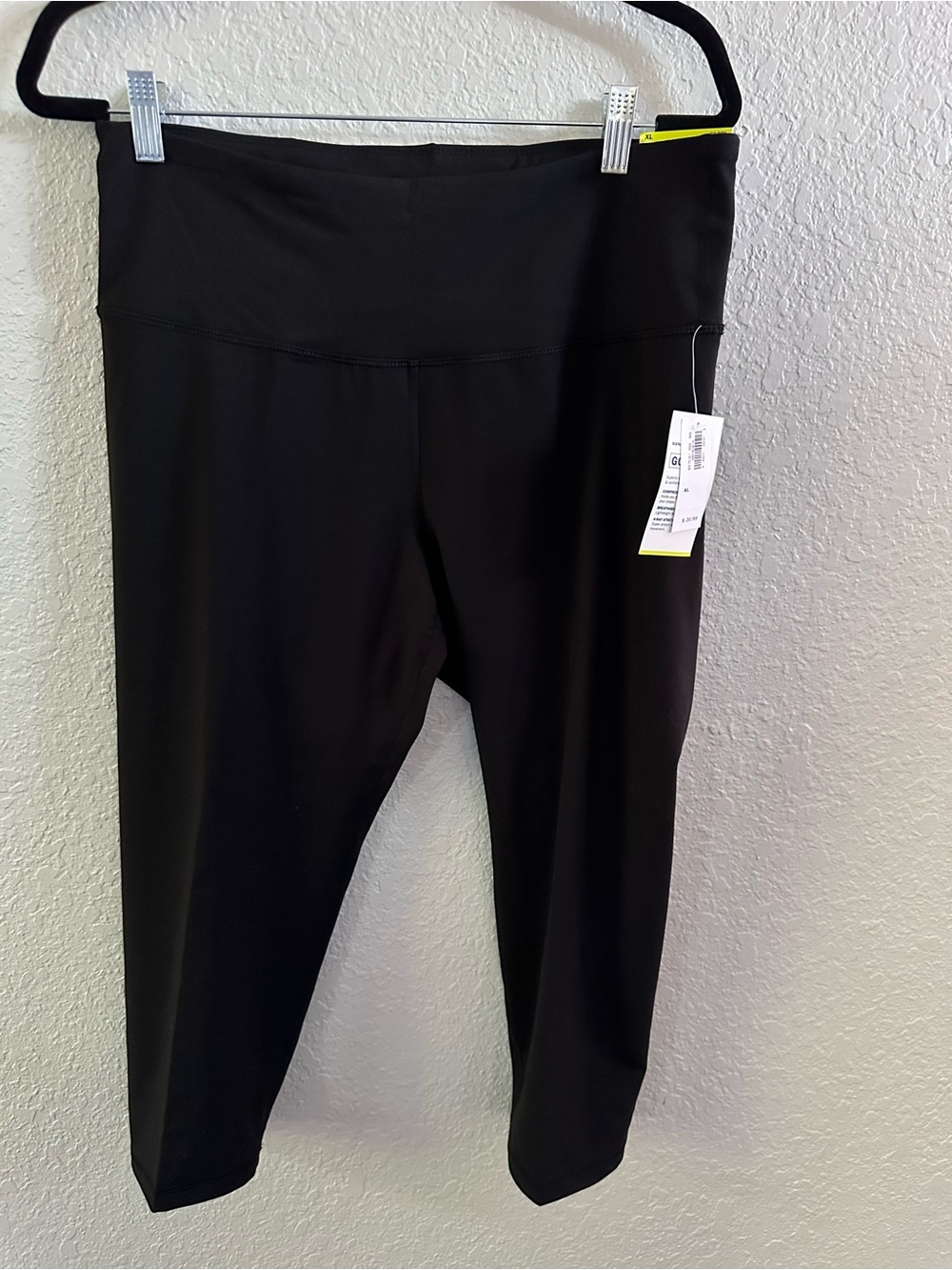 Old Navy Active Go-Dry Compression Leggings Black XL NWT